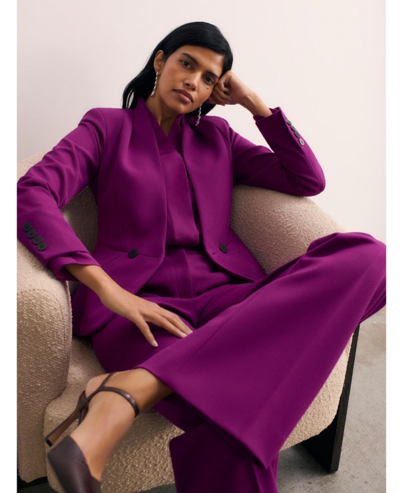 Women's Arno Double-Breasted V-Neck Statement Blazer