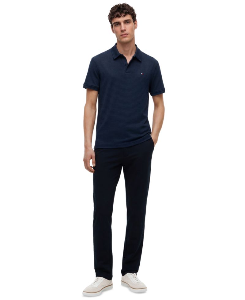 Men's Performance Texture Regular-Fit Polo Shirt