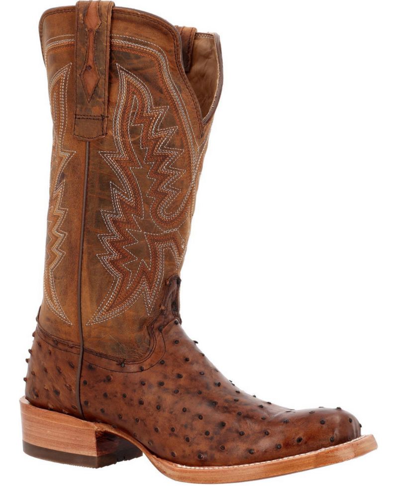 Men's PRCA Collection Full-Quill Ostrich Western Boot