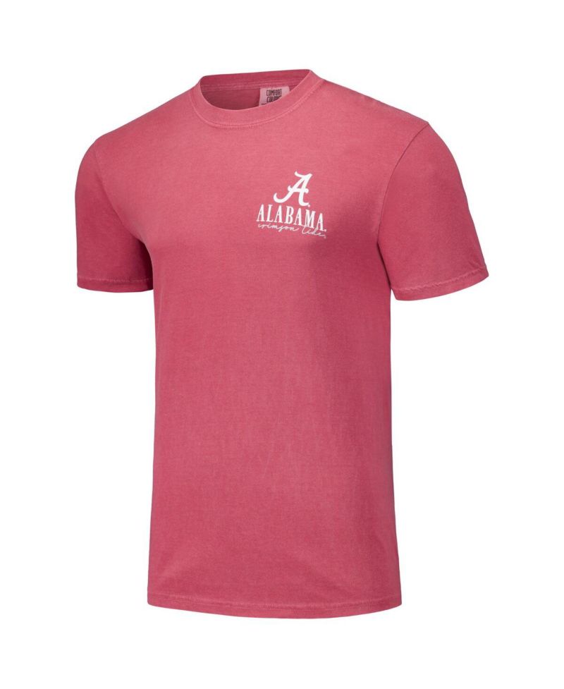 Men's and Women's Crimson Alabama Crimson Tide Hyper Local Campus Poster T-Shirt