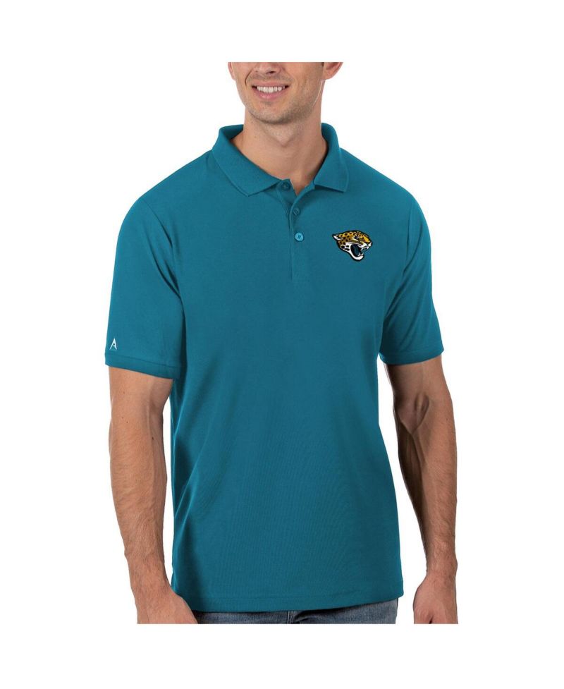 Men's Teal Jacksonville Jaguars Legacy Pique Polo Shirt