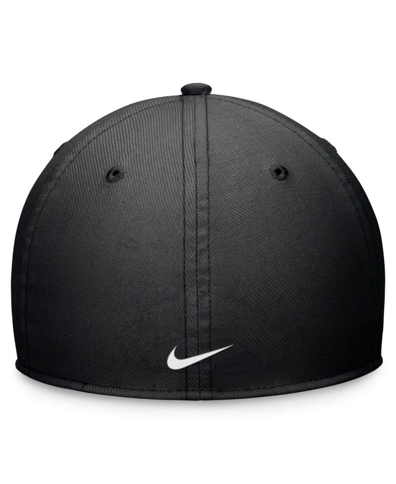 Men's Black Miami Marlins Evergreen Performance Flex Hat
