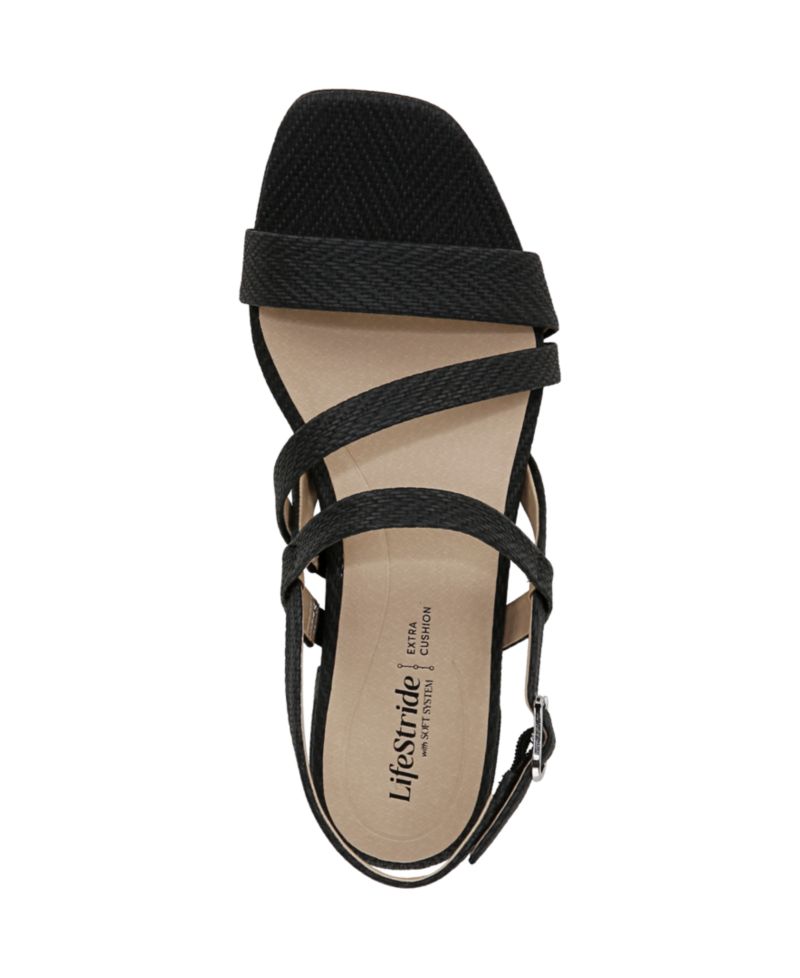 Women's Janet Square Open Toe Slingback Dress Sandals