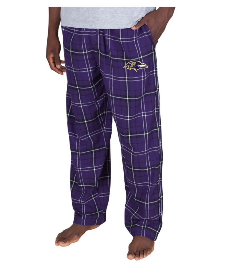 Men's Purple Baltimore Ravens Ultimate Plaid Flannel Pants