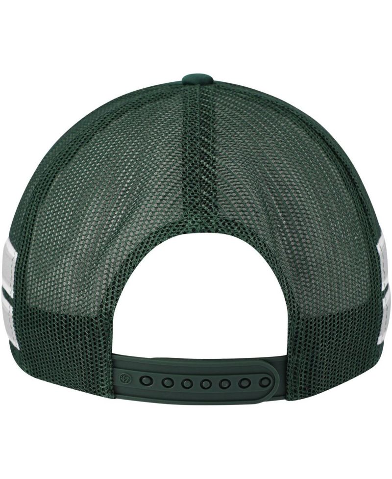 Men's Green Michigan State Spartans Sideband Trucker Adjustable Hat