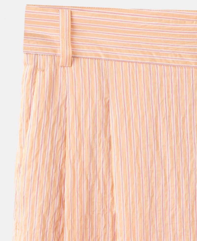 Women's Striped Lyocell Trousers