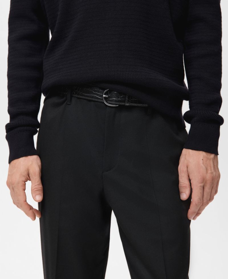 Men's Flowy Straight-Fit Pants