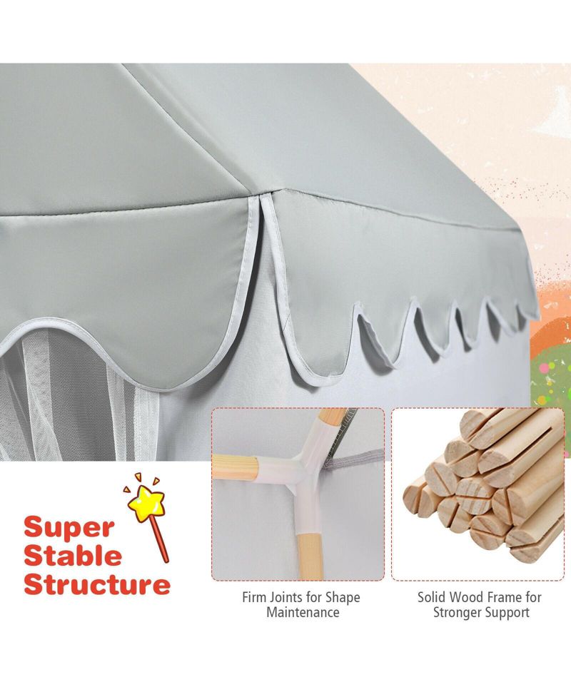 Large Fairy Tent Playhouse with Mat