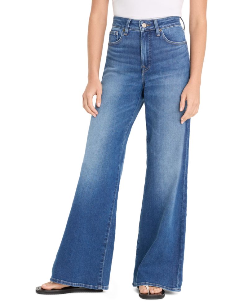 Women's Good Waist Soft Tech Palazzo Jeans