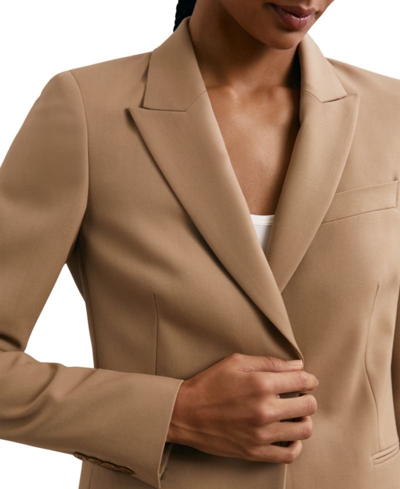 Women's Jade Wool-Blend Single-Breasted Blazer
