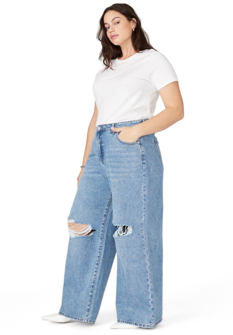 Women's The Yvette Rigid Wide Leg Jean
