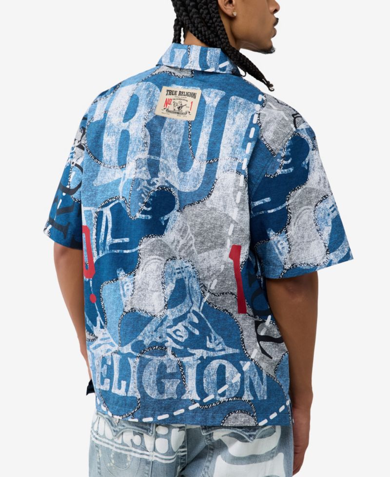 Men's Poplin Print Shirt
