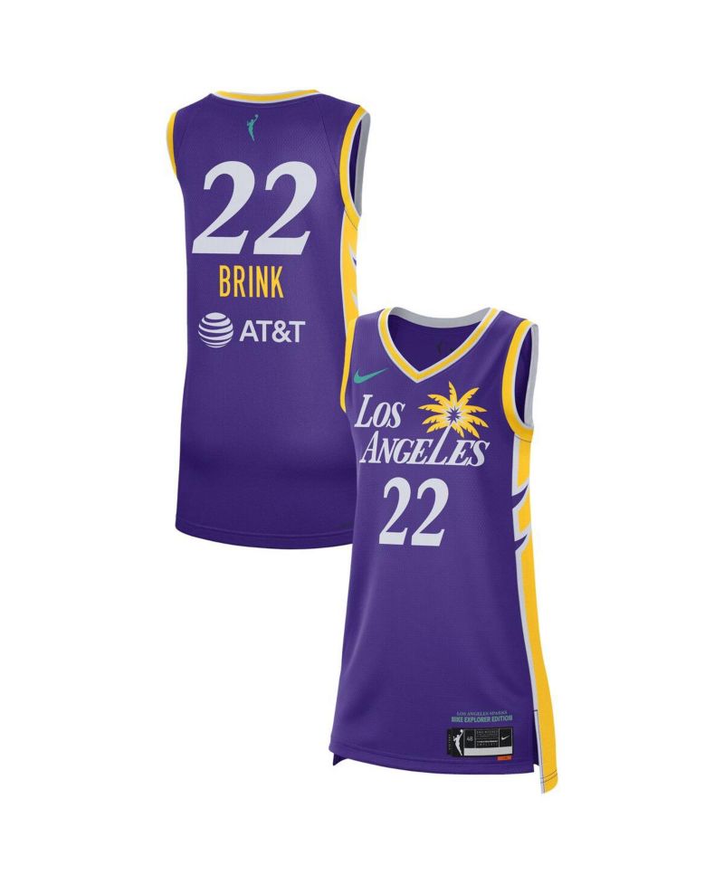 Men's and Women's Cameron Brink Purple Los Angeles Sparks 2024 WNBA Draft Explorer Jersey
