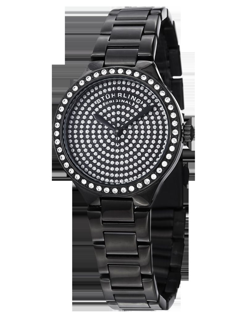 Women s Symphony 683 32mm Quartz Watch, Swarovski Crystal Bezel, Stainless Steel Bracelet, 50M Water Resistant