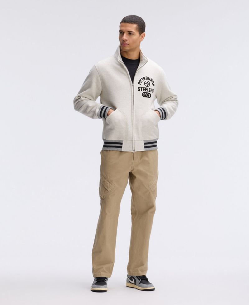 Men's Pittsburgh Steelers IconicFleece Full-Zip Jacket