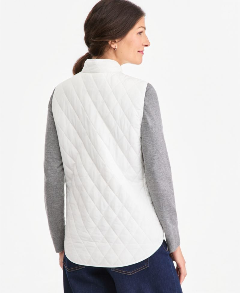 Women's Quilted Mock-Neck Vest