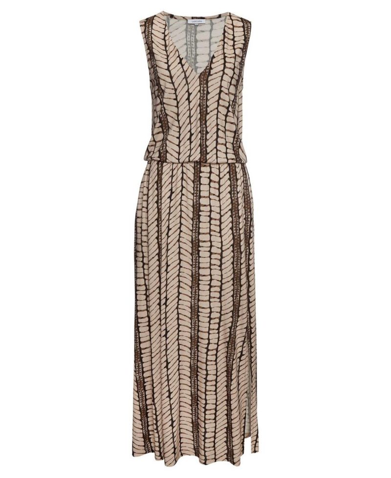 Women's V-Neck Sleeveless Maxi Dress