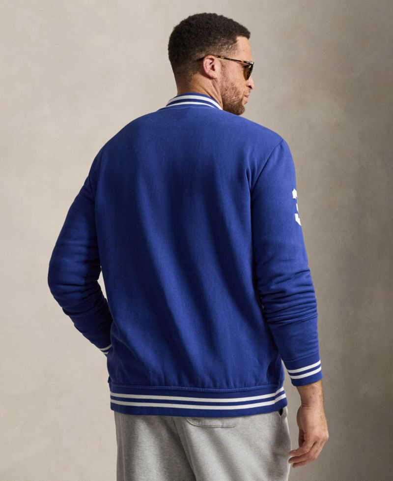 Men's Big & Tall Big Pony Fleece Baseball Jacket