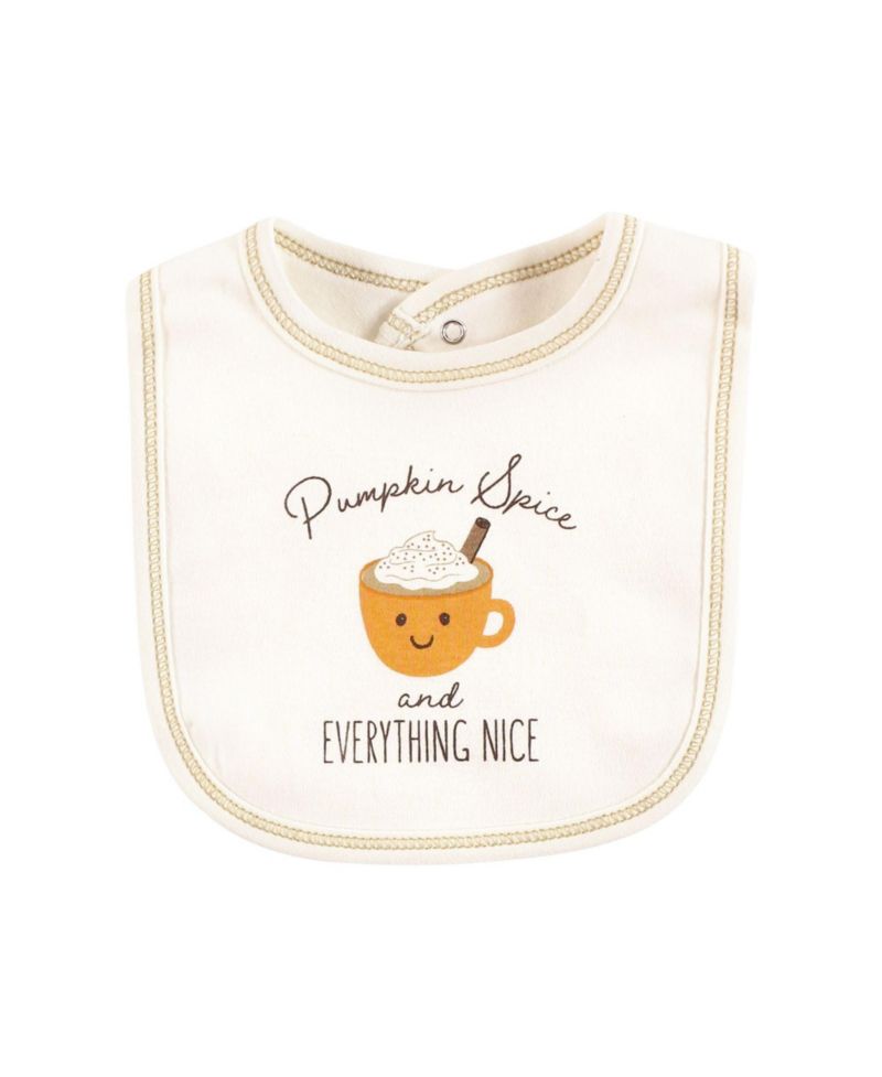 Unisex Natural Cotton Dribble Bibs
