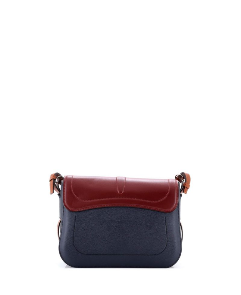 Pre-Owned Hermes Harnais Shoulder Bag Epsom and Tadelakt