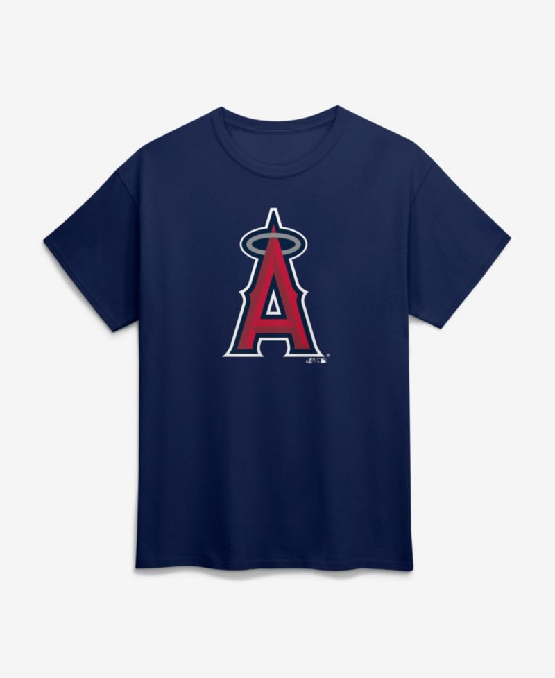 Men's Navy Los Angeles Angels Logo T-Shirt