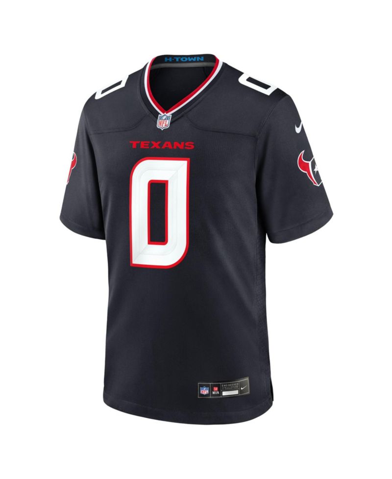 Men's Houston Texans Al-Shaair 0 V-Neck Relaxed-Fit Game Jersey