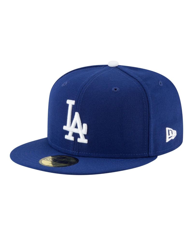 Men's Royal Los Angeles Dodgers Blue Heaven On Earth Script Patch 59FIFTY Fitted Hat
