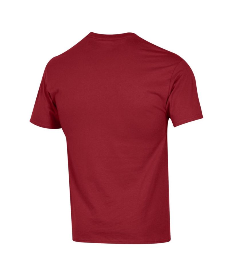 Men's Crimson Oklahoma Sooners Red River Rivalry Slogan T-Shirt