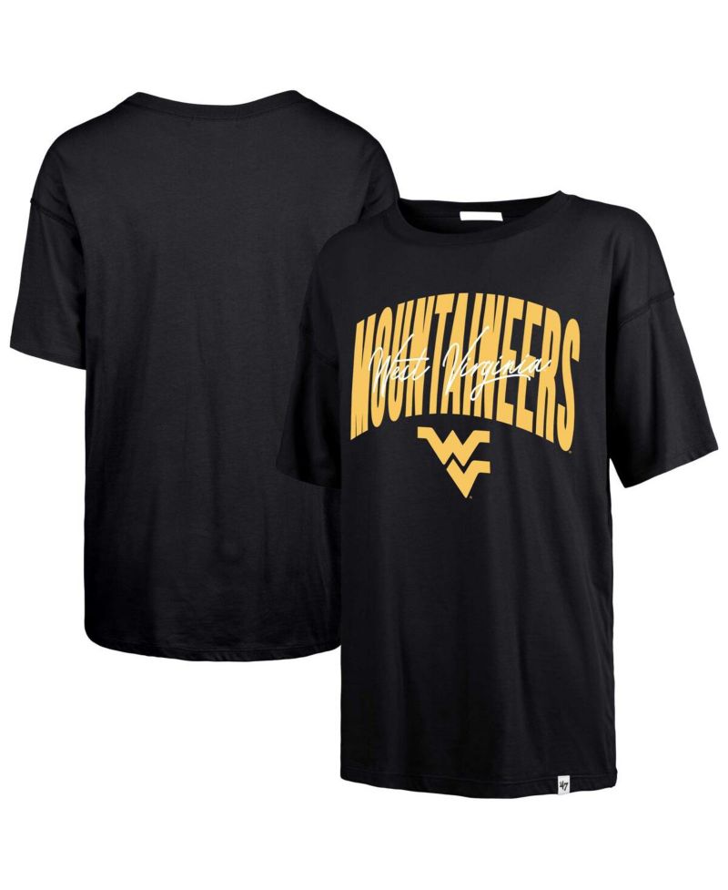 Women's Navy West Virginia Mountaineers Muse Sadie T-Shirt