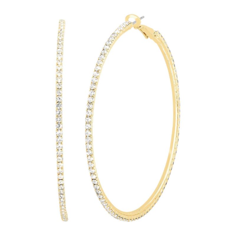 Textured Hoop Earrings