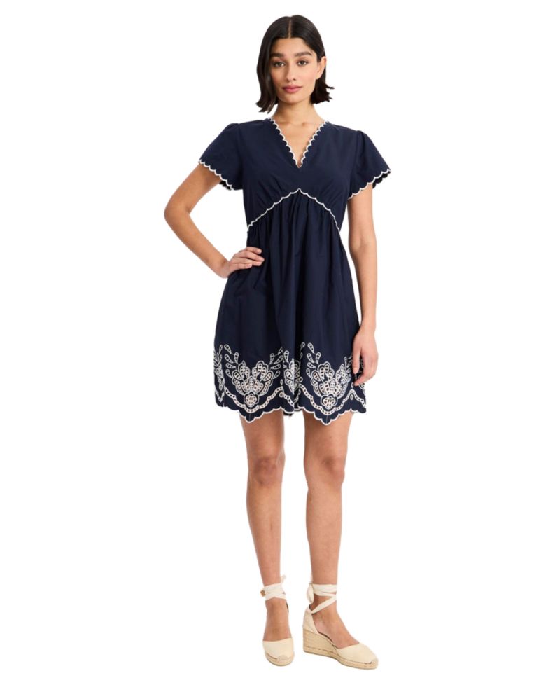 Women's Short-Sleeve Short Dress