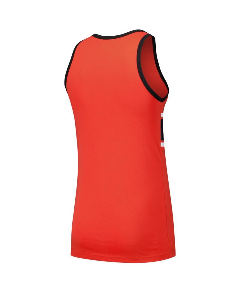 Men's Orange San Francisco Giants Jersey Ringer Tank Top T-Shirt