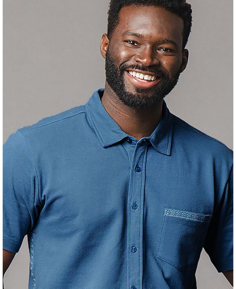 Men's Hope and Henry Organic Pique Short Sleeve Shirt