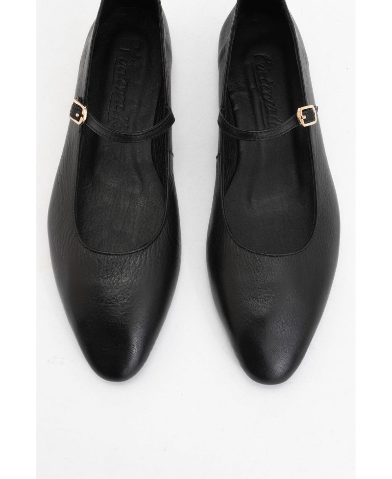 Women's Lara Leather Mary Jane Flats