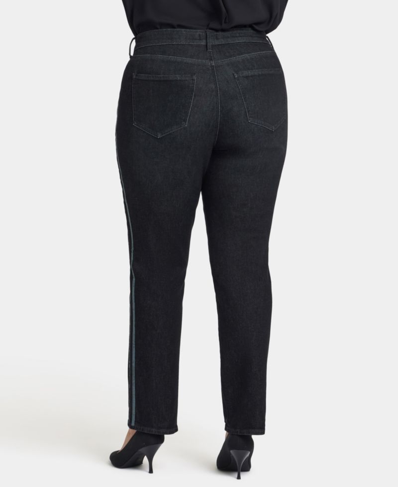 Plus Size Marilyn Straight Sequin Jeans