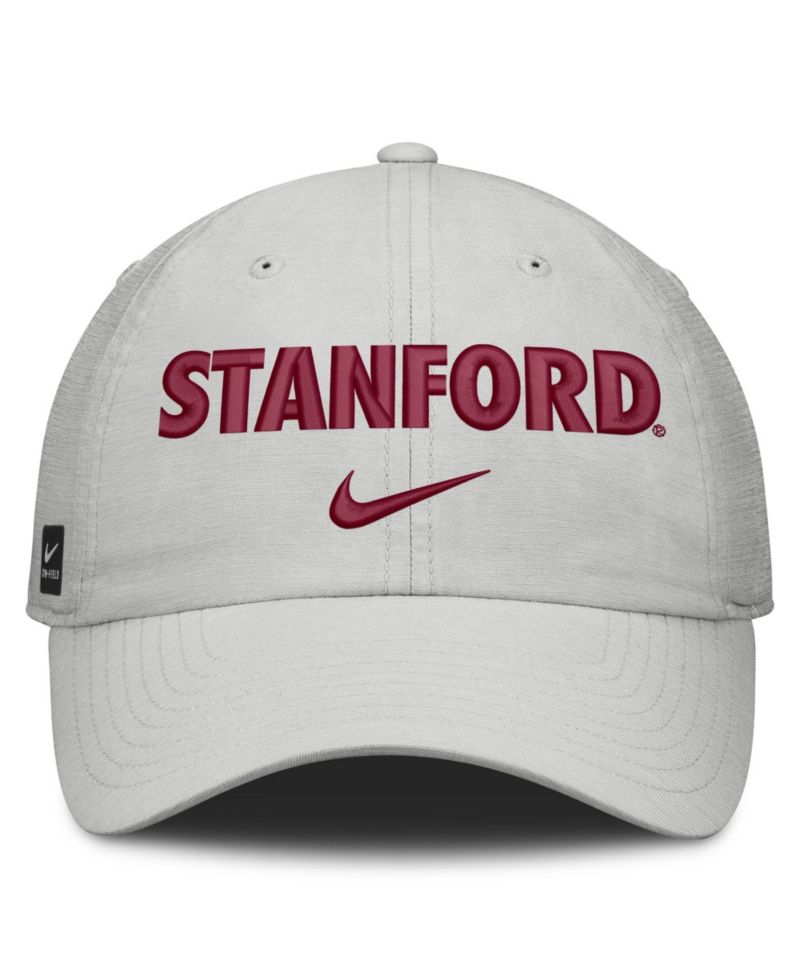 Men's and Women's Gray Stanford Cardinal 2026 On-Field Gameday Club Adjustable Hat