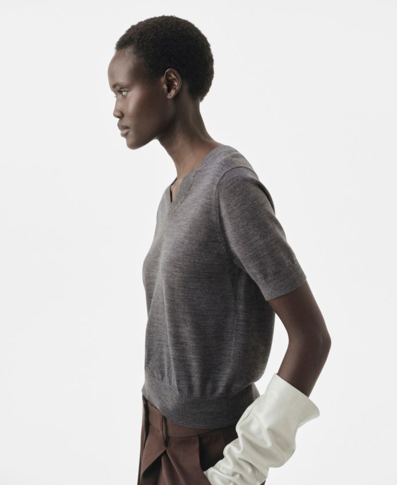 Women's Selection Wool V-Neck Sweater