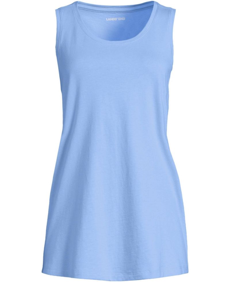 Plus Size Supima Cotton Tunic Tank Top