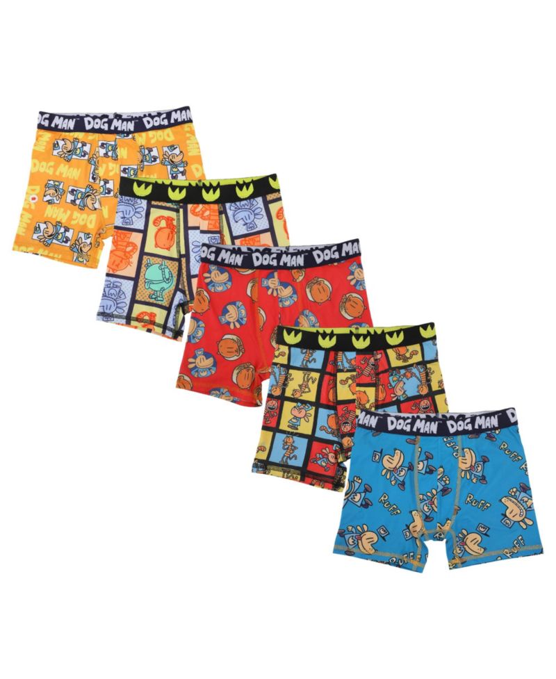 Big Boys Fun All-Over Print Boxer Briefs (5