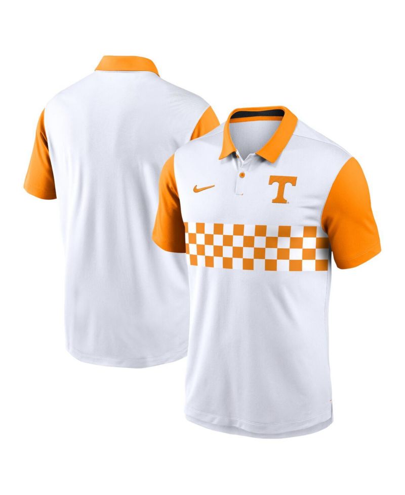 Men's White Tennessee Volunteers Primetime Campus Vapor Performance Polo