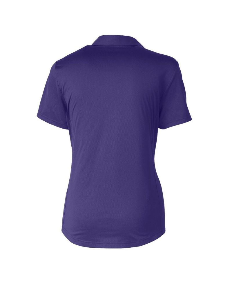 Women's Purple TCU Horned Frogs Prospect Textured Stretch Polo Shirt