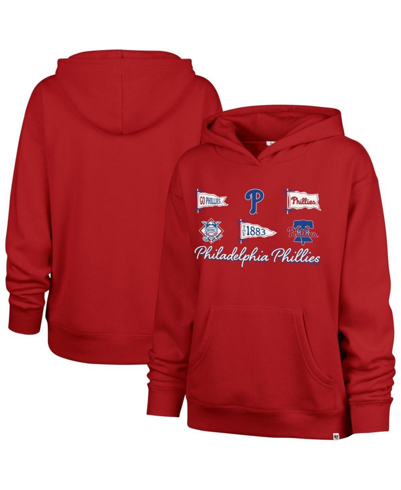 Women's Red Philadelphia Phillies Bow Banners Naomi Hoodie