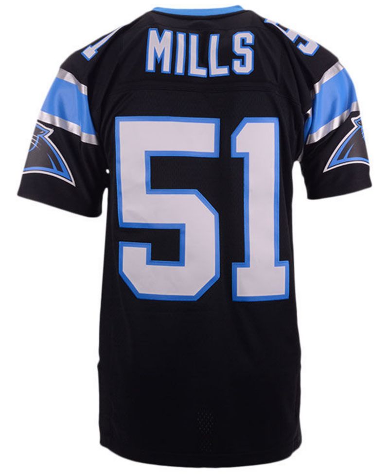 Men's Sam Mills Carolina Panthers Replica Throwback Jersey