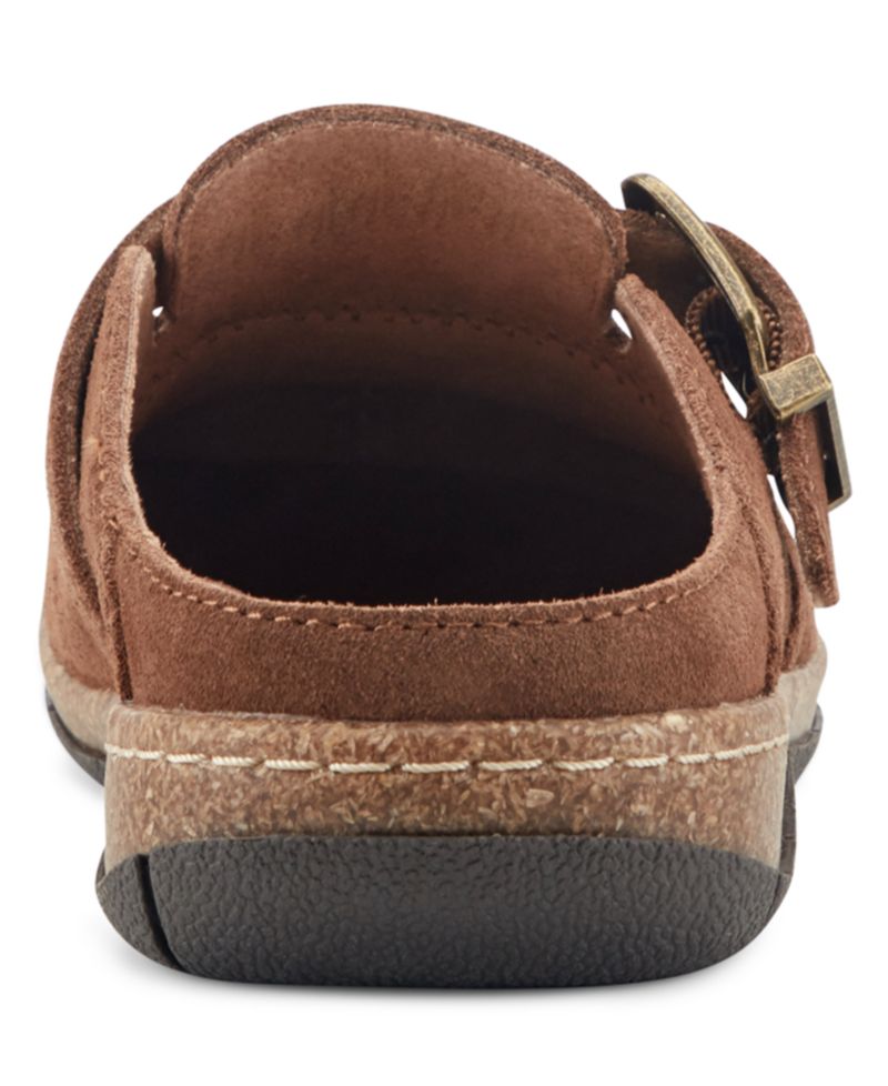 Women's Eileen Woven Suede Footbed Clogs