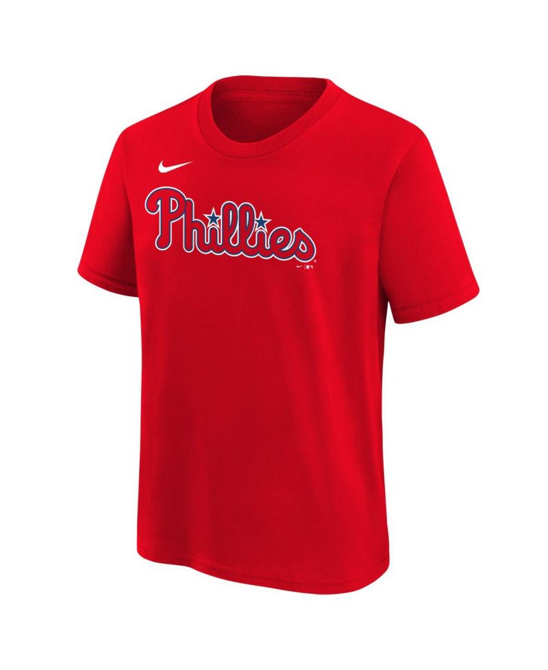Big Boys and Girls Bryce Harper Red Philadelphia Phillies Name & Number T-Shirt