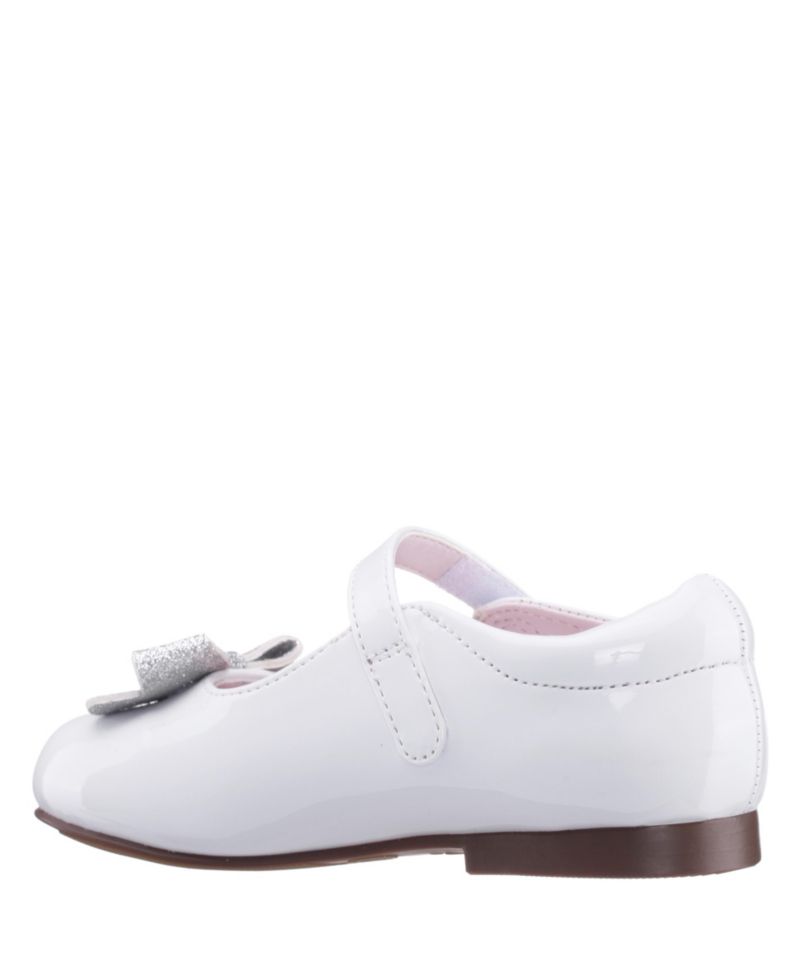 Girls EMEE White Patent Mary Jane Dress Shoe