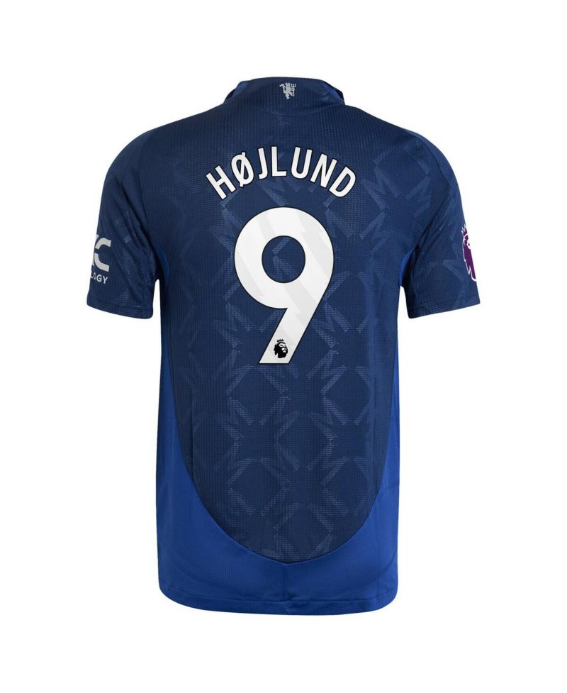Men's Rasmus Hojlund Navy Manchester United 2024/25 Away Authentic Player Jersey