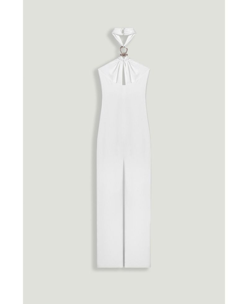 Women's Cut-Out Detail Embellished Maxi Dress