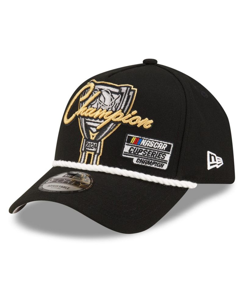 Men's Black Joey Logano 2024 NASCAR Cup Series Champion 9FORTY Adjustable Hat