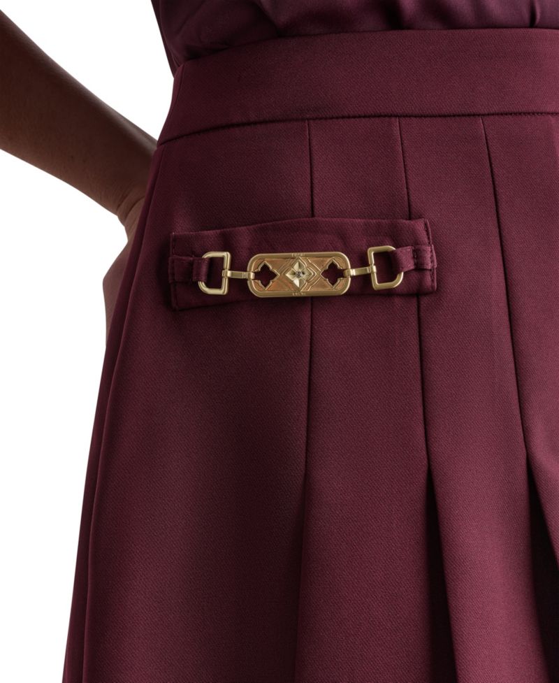 Women's Pleated High-Waisted Mini Skirt